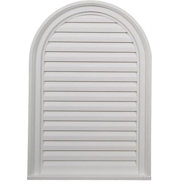 Ekena Millwork Cathedral Urethane Gable Vent Louver, Non-Functional, 22"W x 29"H GVCA22X29D - main